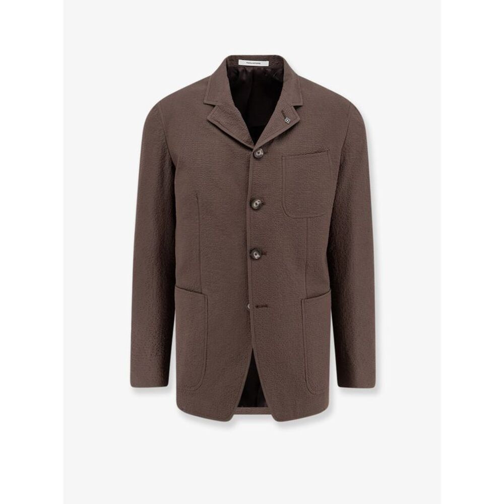 Tagliatore Men Torrent Wrinkled Cotton Blazer
